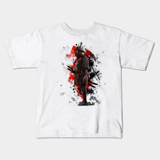 Space Samurai - Cyberpunk Astronaut Kids T-Shirt